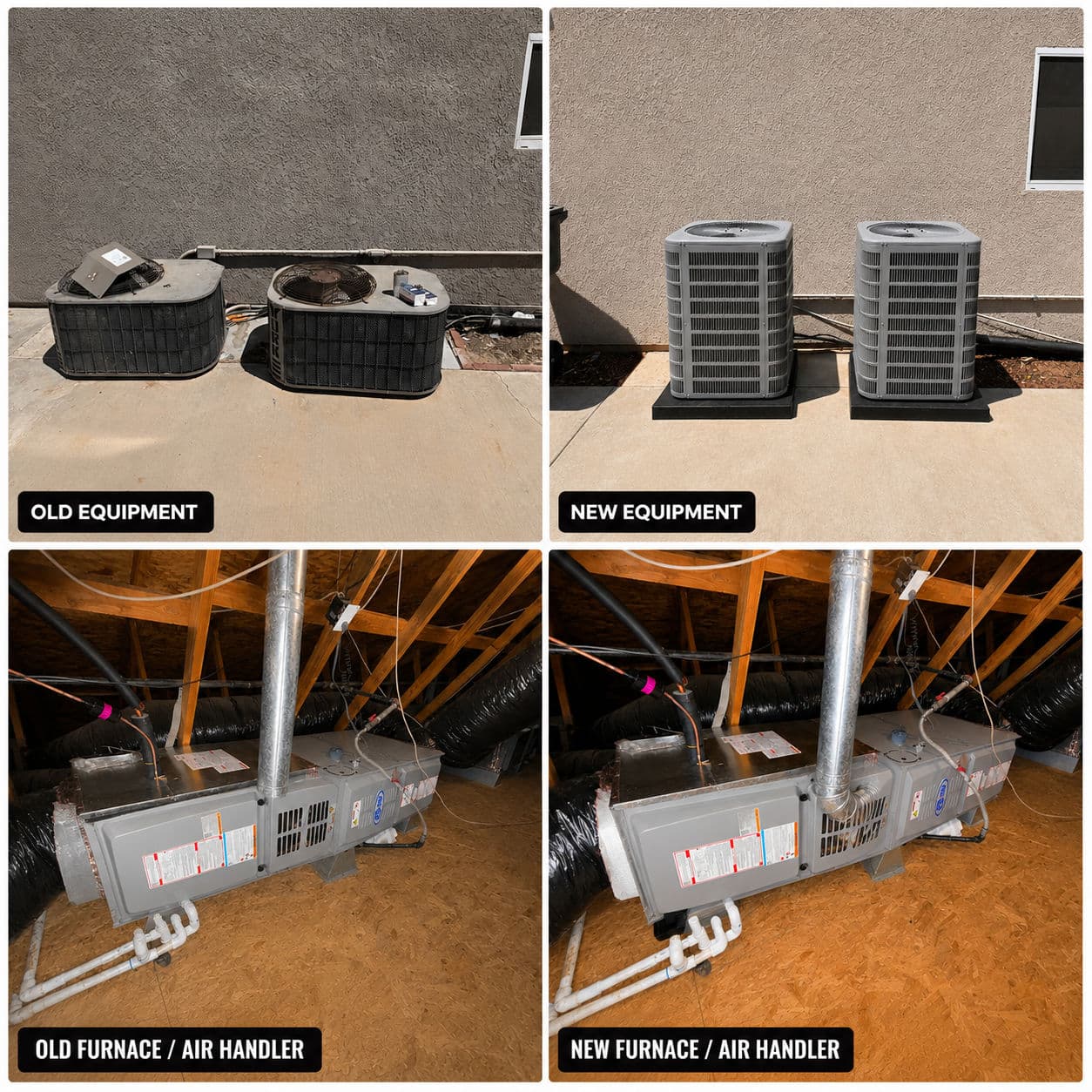 Project Full AC and Furnace Replacement for a Riverside Family - Done in One Day image