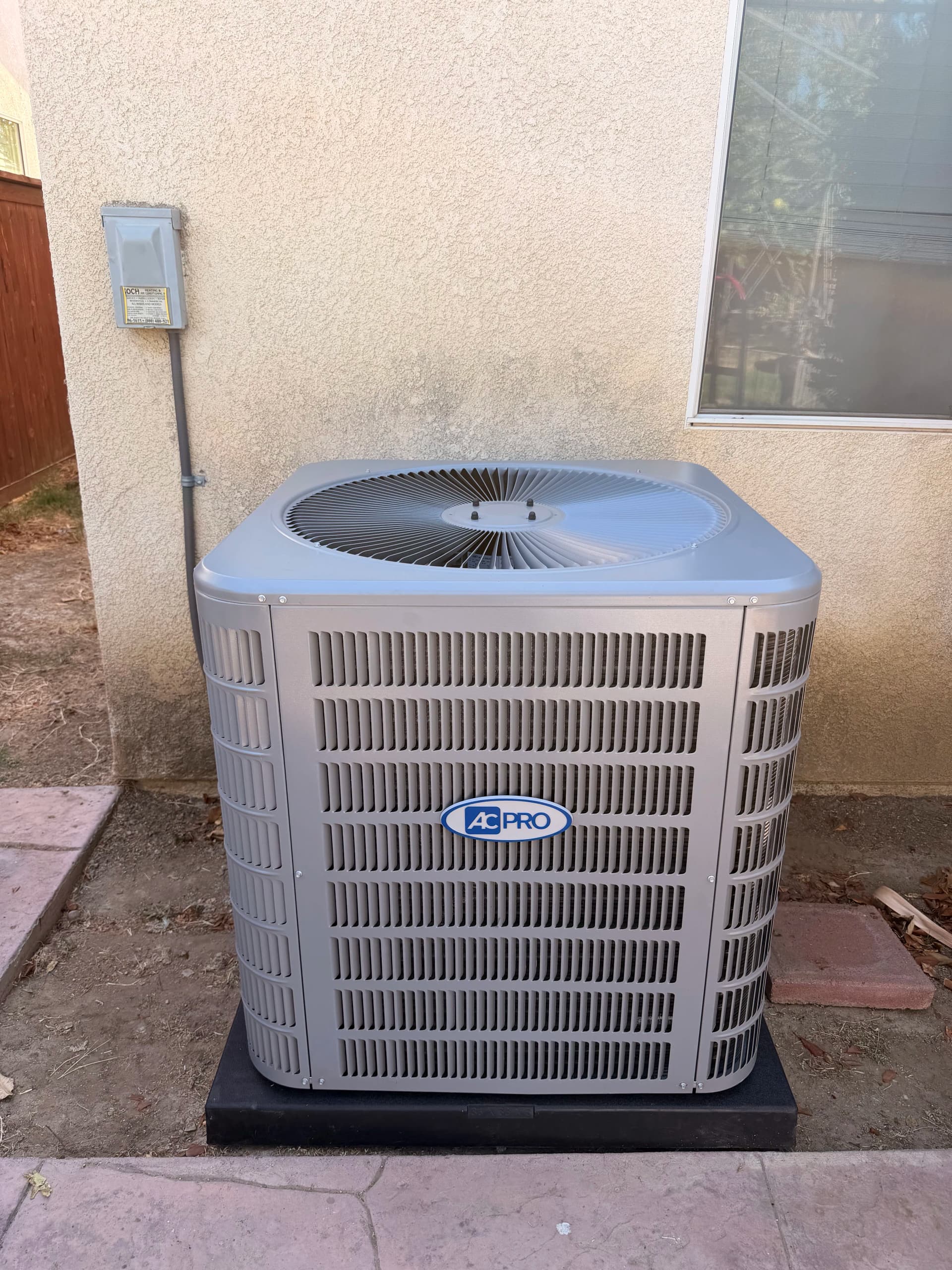 New AC Pro Condenser Install Gets Homeowners Cool Again image