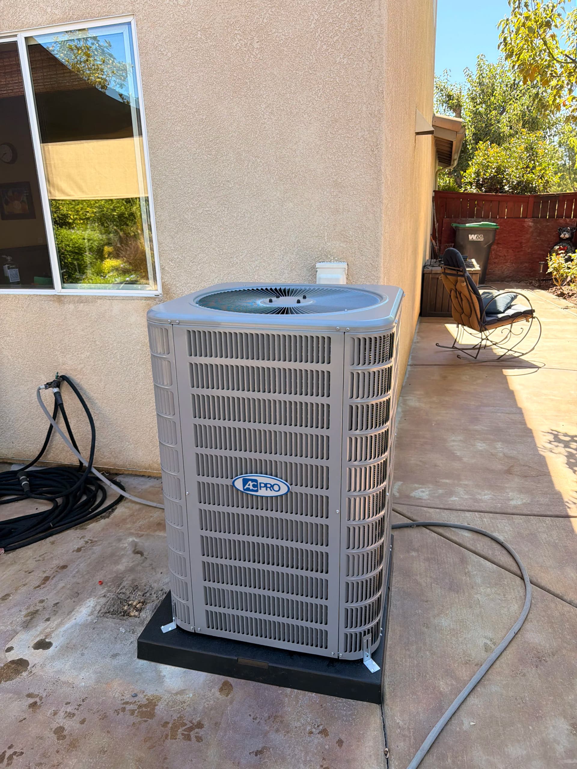 Gallery photos for New AC Pro Condenser Install Gets Homeowners Cool Again: Image #1